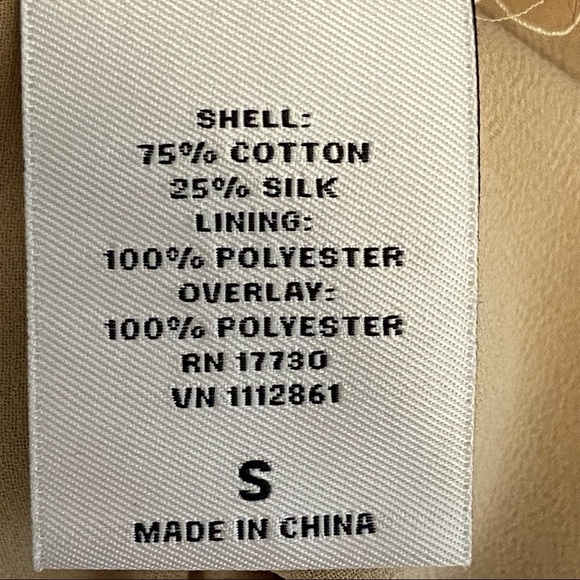 Lela Rose Neiman Marcus for Target Black Crochet Overlay Silk Blend Blouse Sz S - Picture 8 of 9